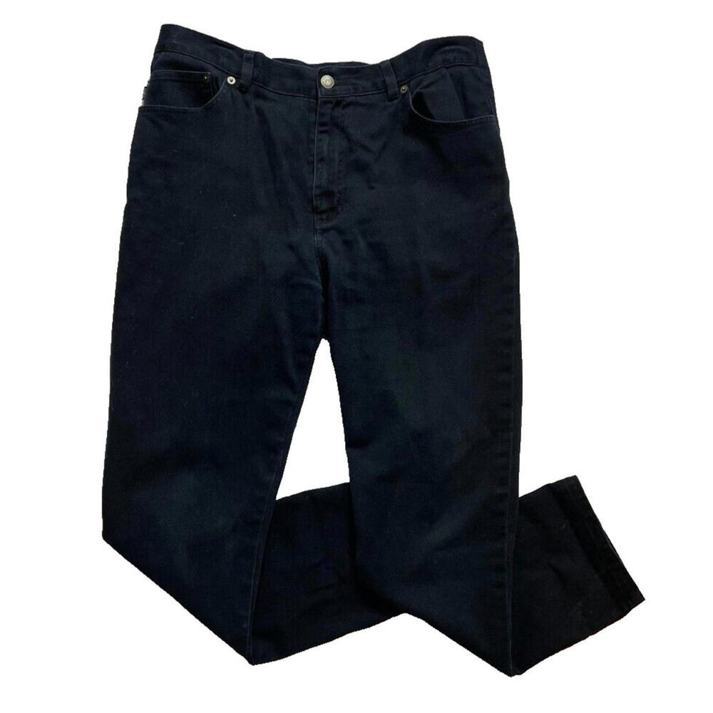 Lauren Jeans Ralph Lauren Indigo Dark Wash High Rise Straight Leg Denim 16